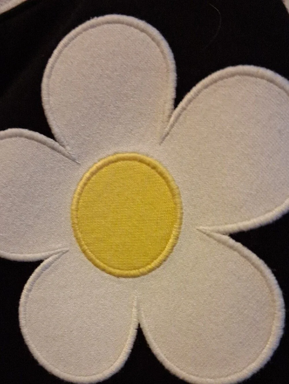 Gymboree Black and White Daisy Appliqué Skirt